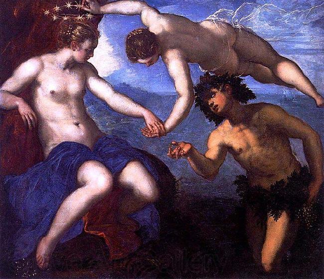 Jacopo Tintoretto Bacchus und Ariadne Spain oil painting art